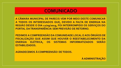 Comunicado