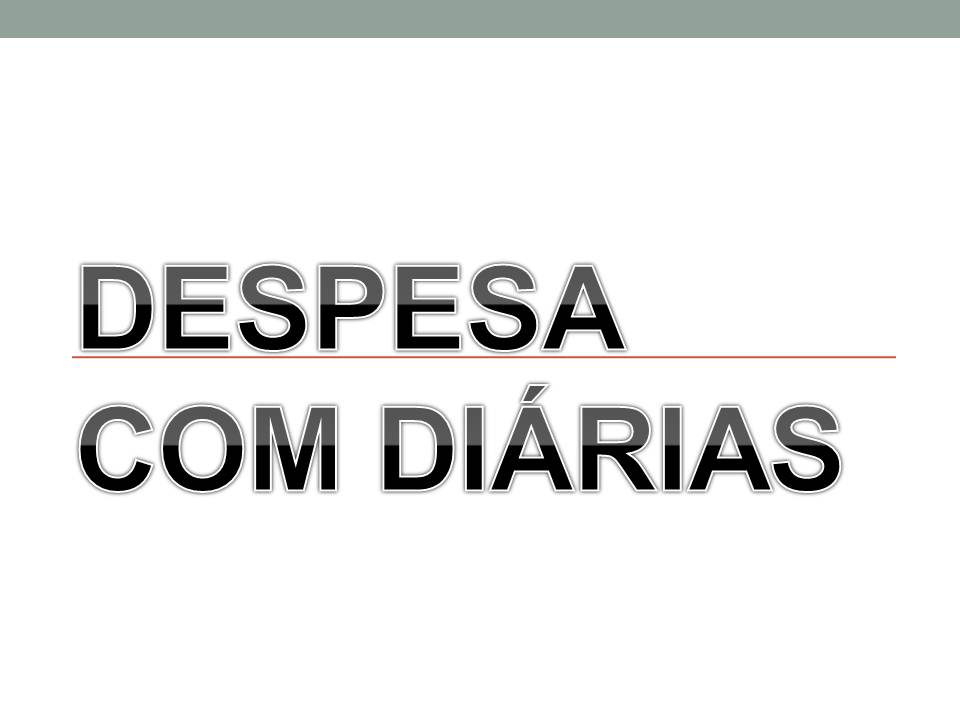 despesas com diarias